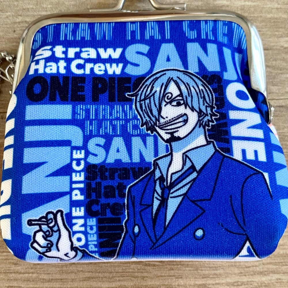 New Anime ONE PIECE Sanji and Nami Pattern Coin Purse Wallet
